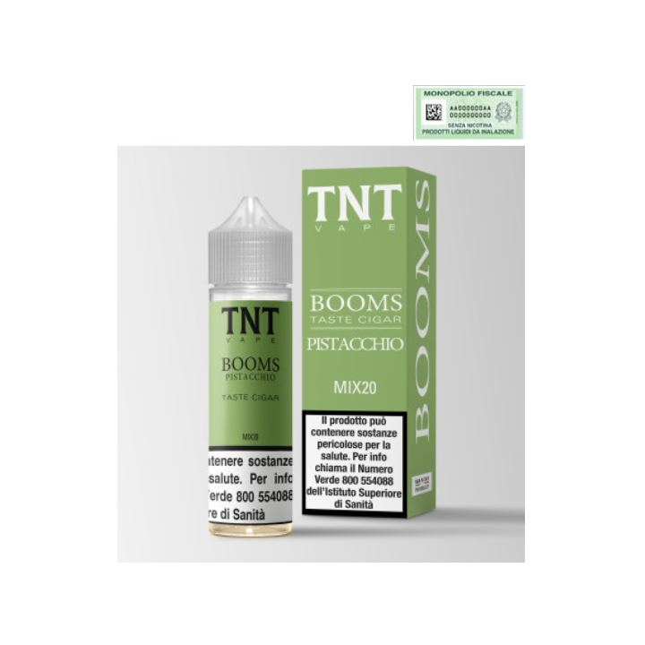 SHOT SERIES TNT VAPE BOOMS PISTACCHIO - MIX20