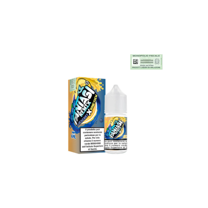 MINI SHOT - BLUEBERRY X HONEYDEW ICE - FANTASI VAPE 10+10ML