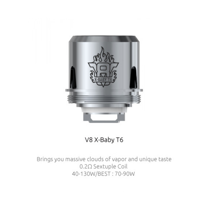 3PZ COIL PER TFV8 X BABY T6 - SMOK