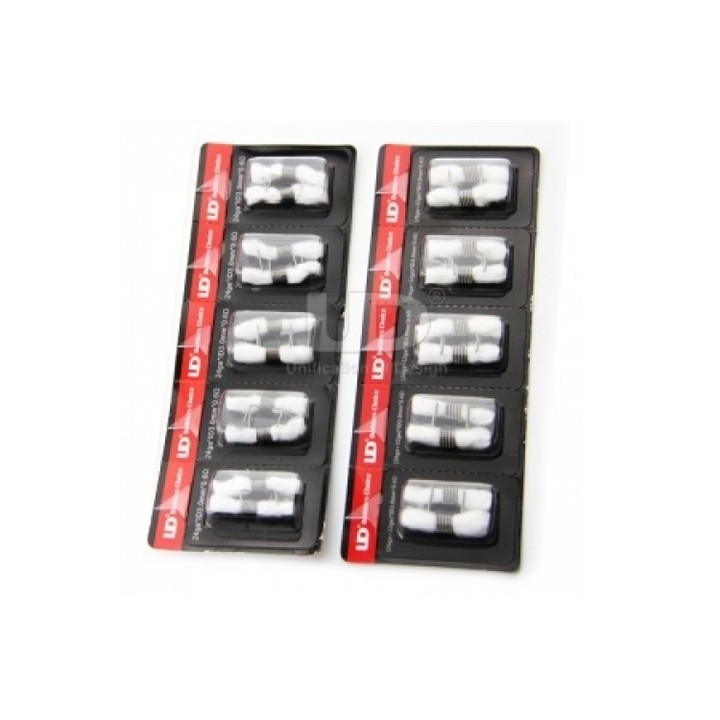 EZ 24GA PREBUILT COIL WITH COTTON-UD