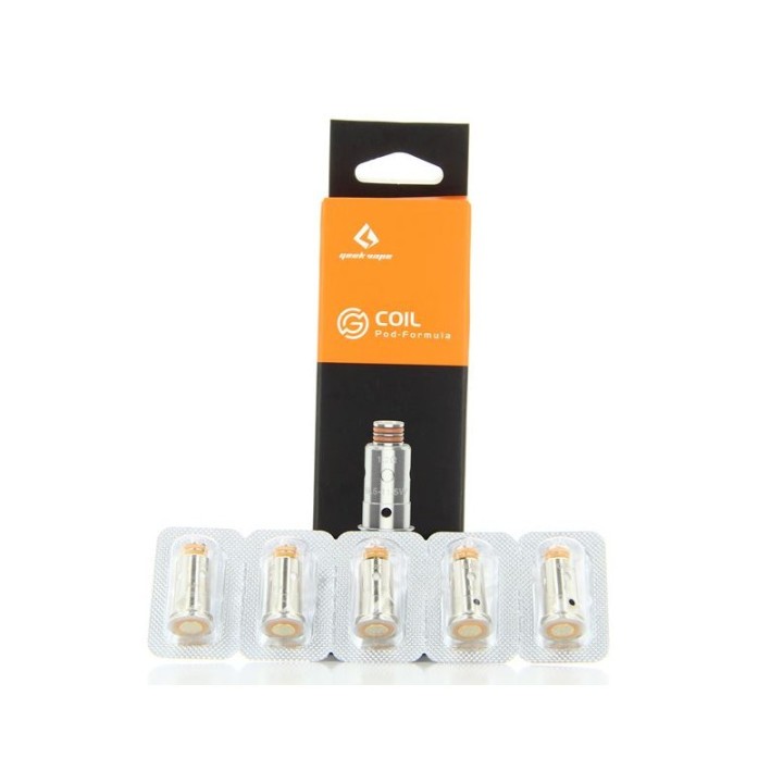 CONFEZIONE DA 5 RESISTENZE G COIL ST 1.2OHM AEGIS POD / WENAX STYLUS GEEKVAPE