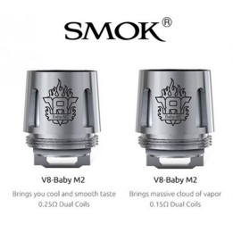 5PZ COIL M2 PER TFV8 BABY - SMOK - 0.15